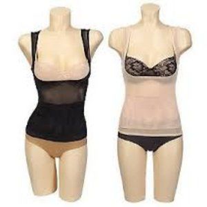 2 pack Post Partum Shapewear Black and Beige